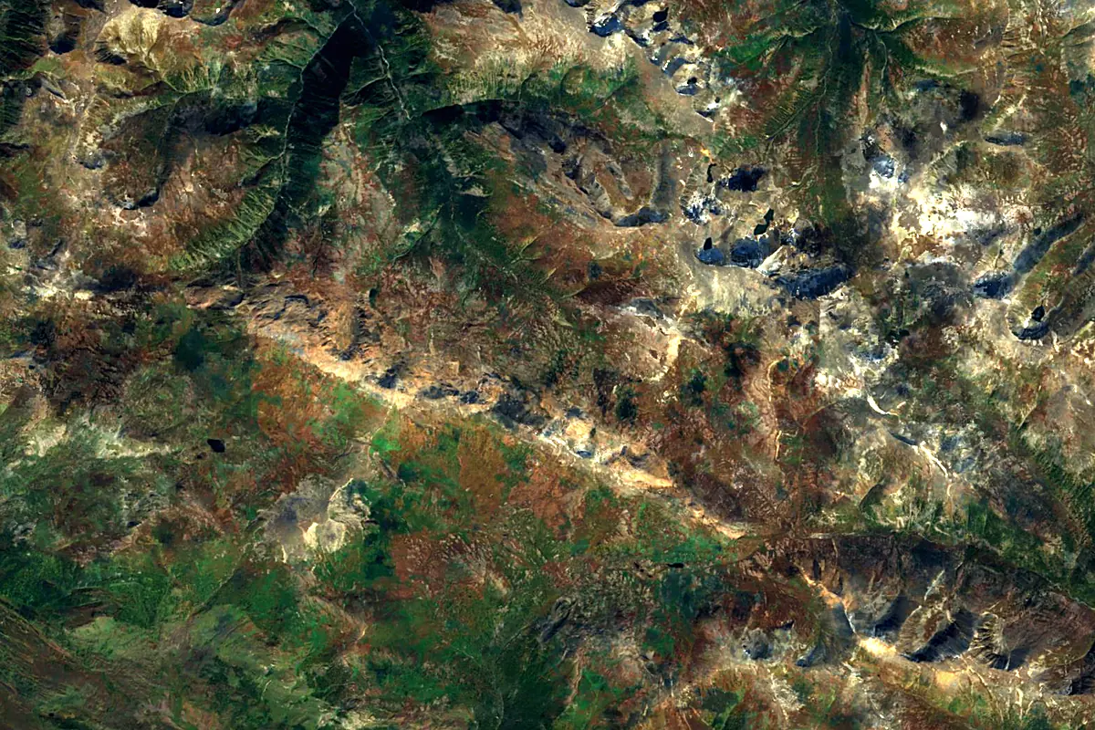 Abakan: satellite view of the source