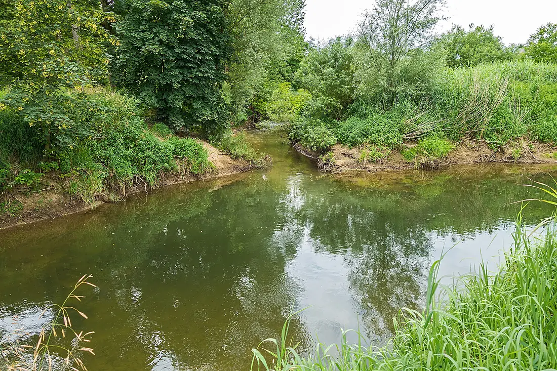 Zusammfluss von Alzette und Mamer in Mersch 01