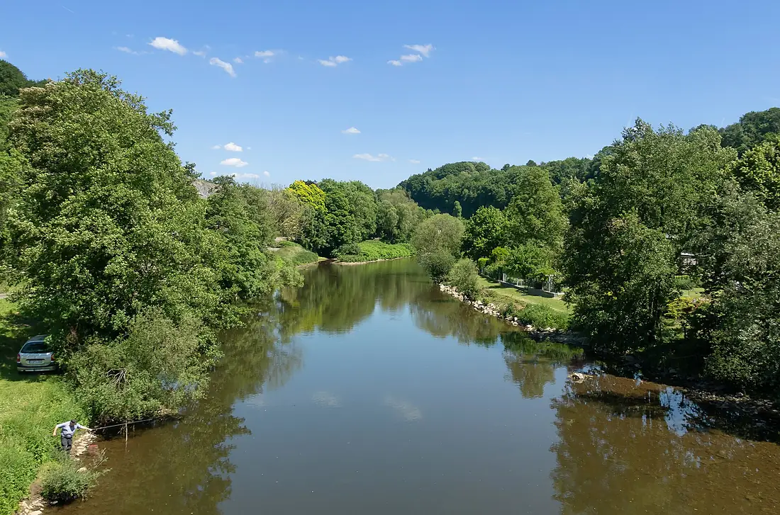 Comblain-au-Pont, zicht op l'Amblève IMG 9770 2019-06-02 15.01