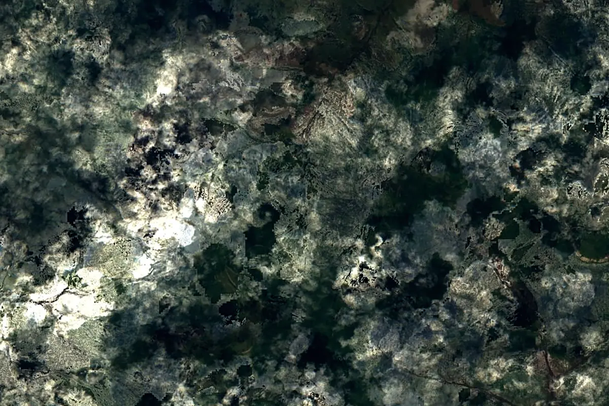 Amga: satellite view of the source