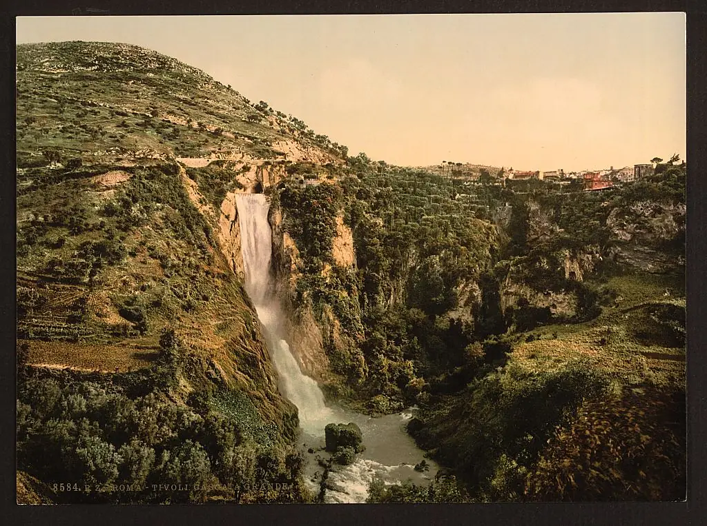 Cascade of Aniene - Tivoli - 1890