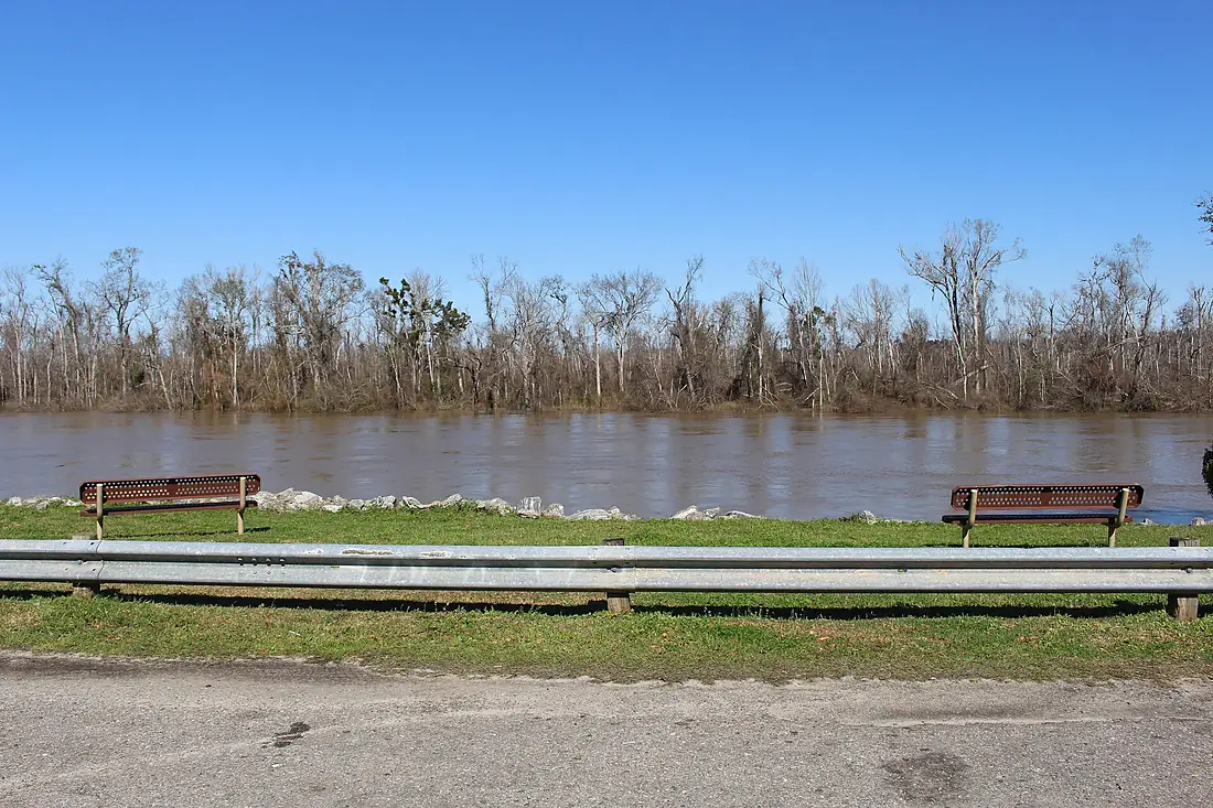 Benches along Apalachicola River, Bristol Landing