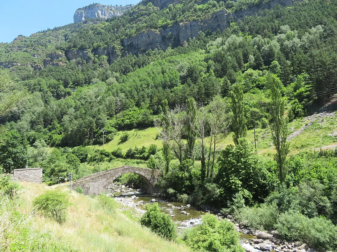 Río Aragón, comarca de la Jacetania, Huesca