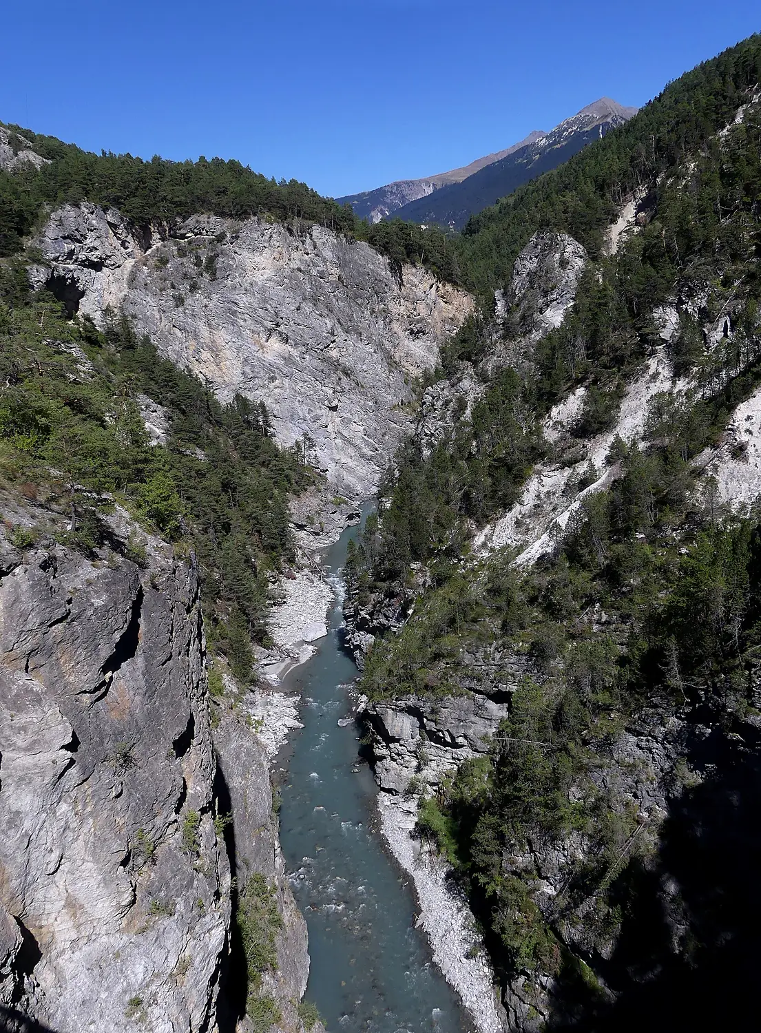 Gorges de l'Arc depuis Pont du Diable côté Bramans (août 2026) 2