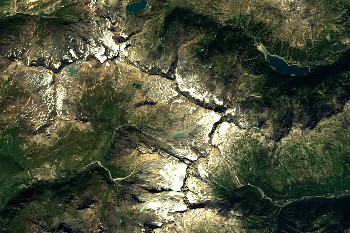 Arc: satellite view of the source