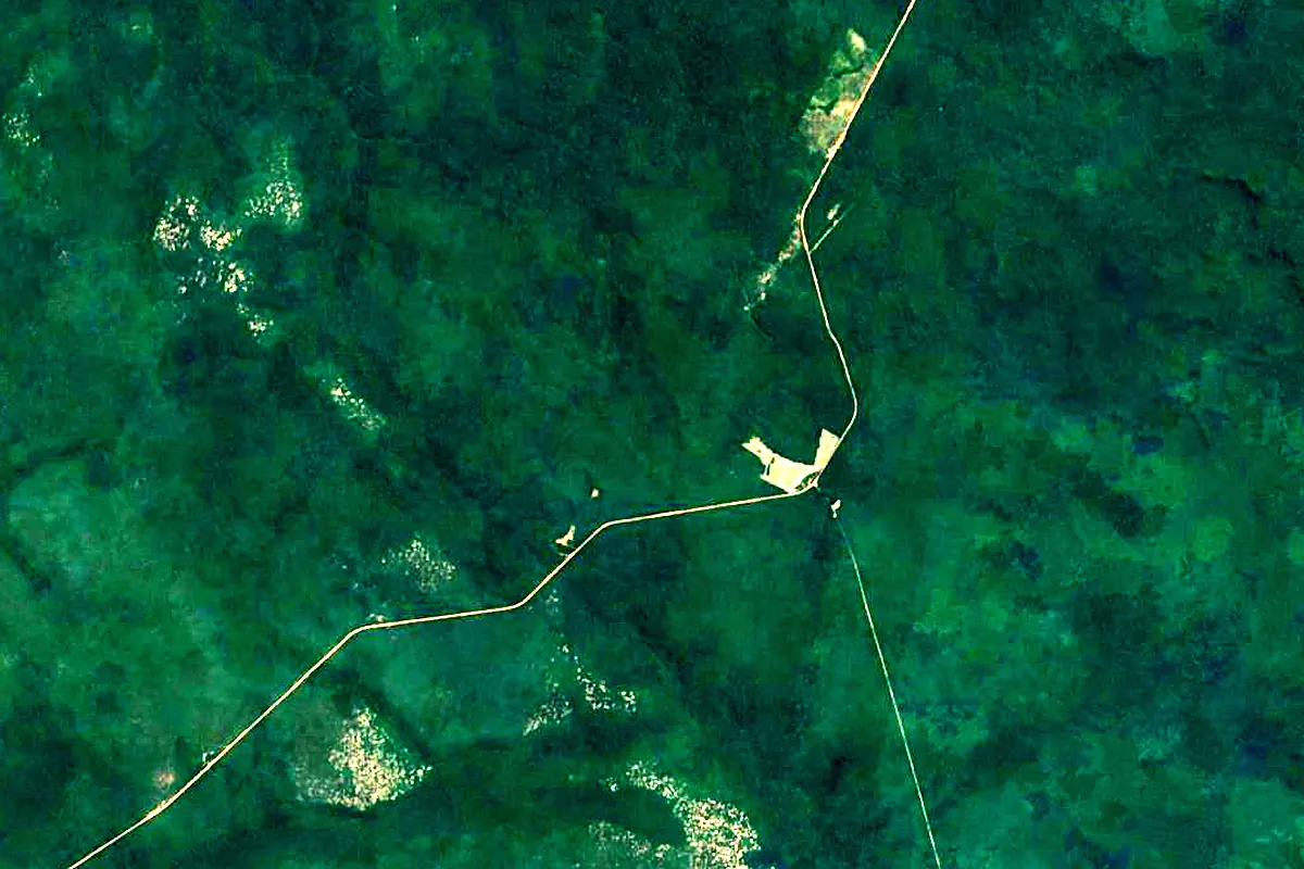 Aripuanã River: satellite view of the source