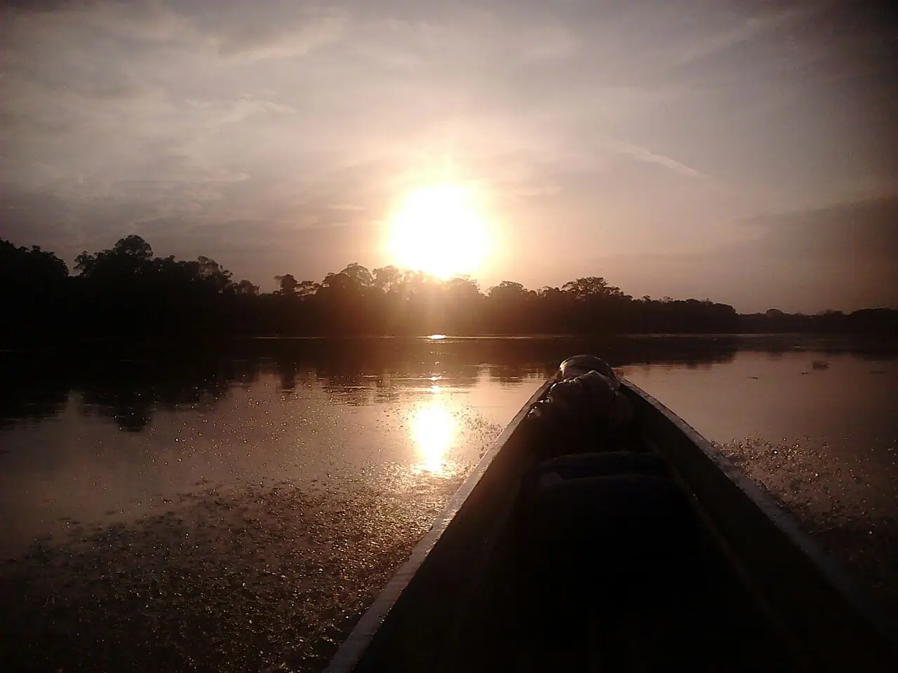 RioAtrato al atardecer