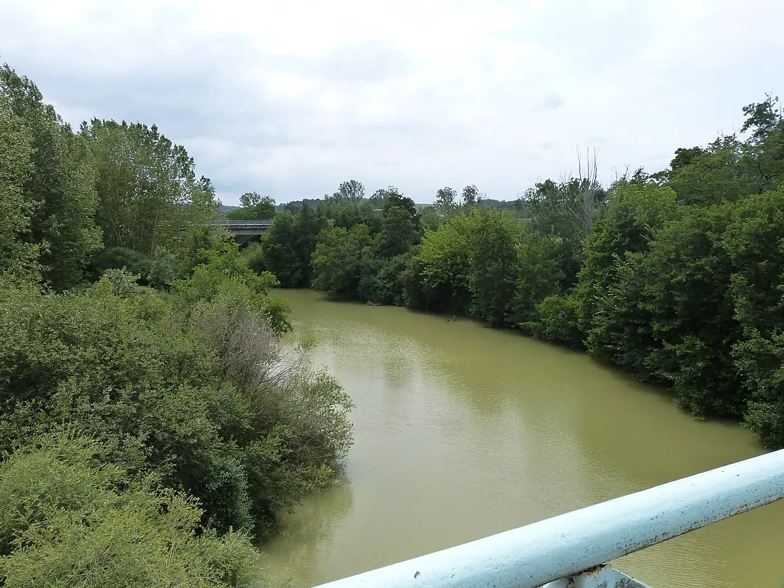 La Baïse au pont-canal