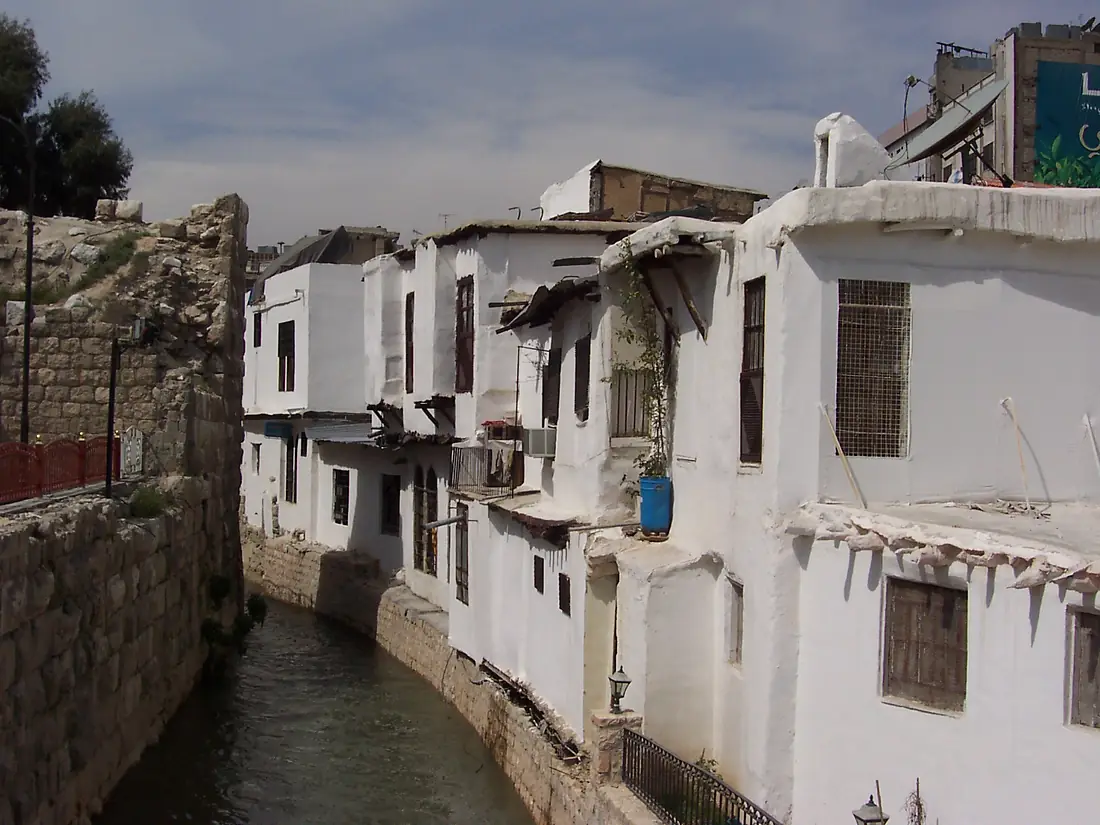 Barada River, Damascus, Syria