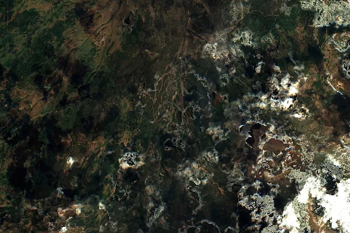 Bear River: satellite view of the source