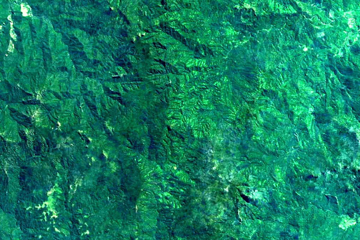 Bemarivo River: satellite view of the source