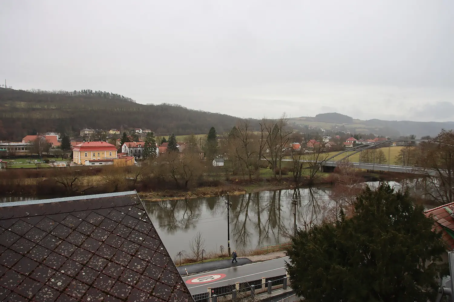 Berounka v Karlštejně, 2021