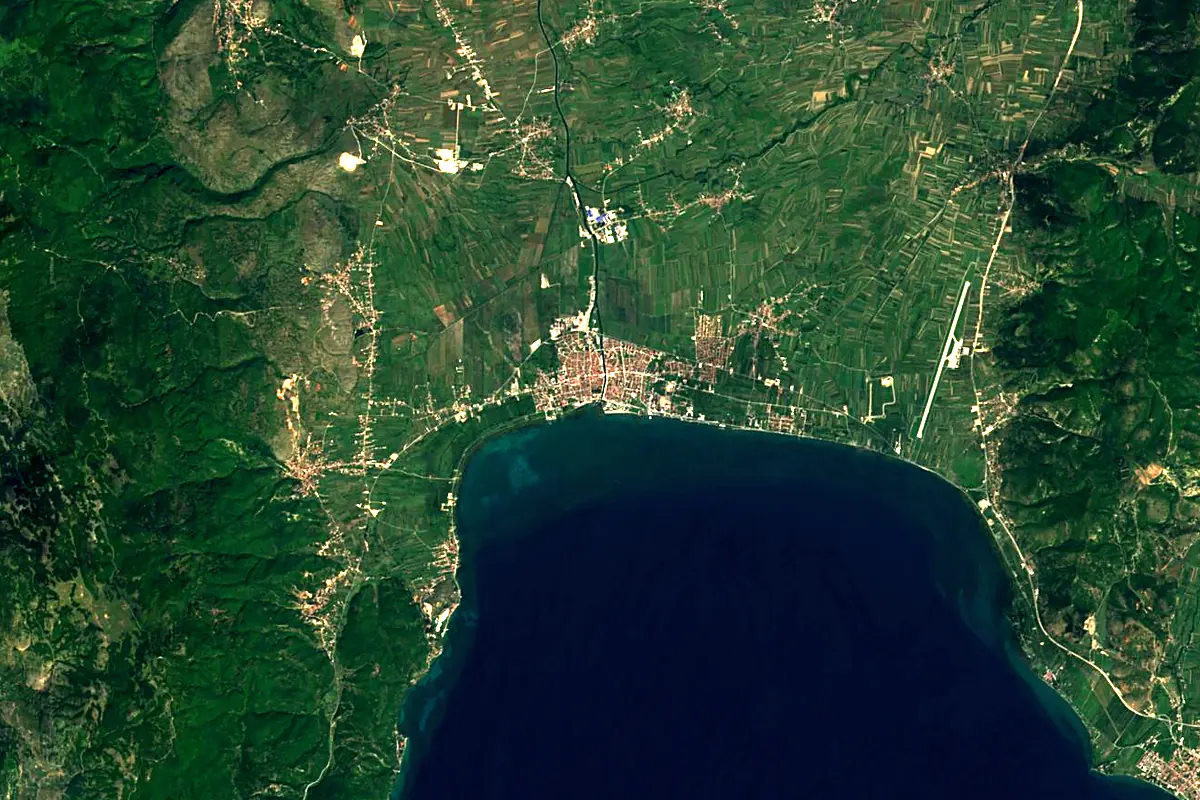 Black Drin: satellite view of the source