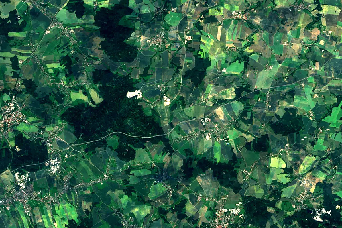 Black Elster: satellite view of the source