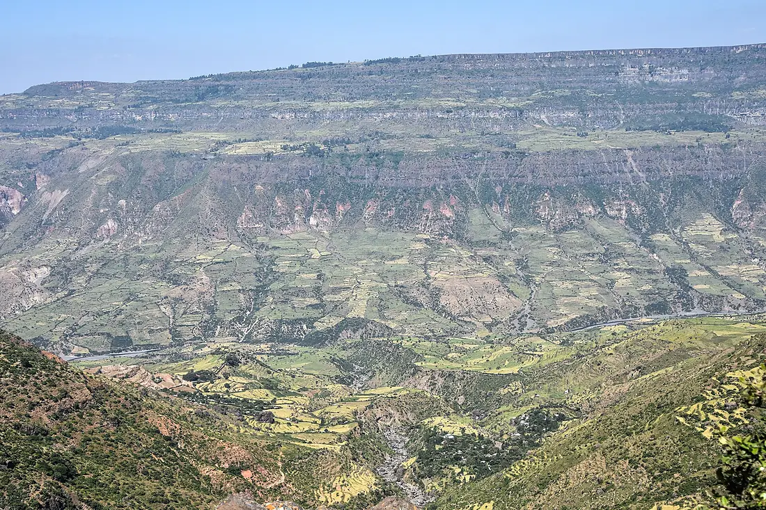 Blue Nile Gorge Waterfall view Oromia Ethiopia Oct19 D72 12340