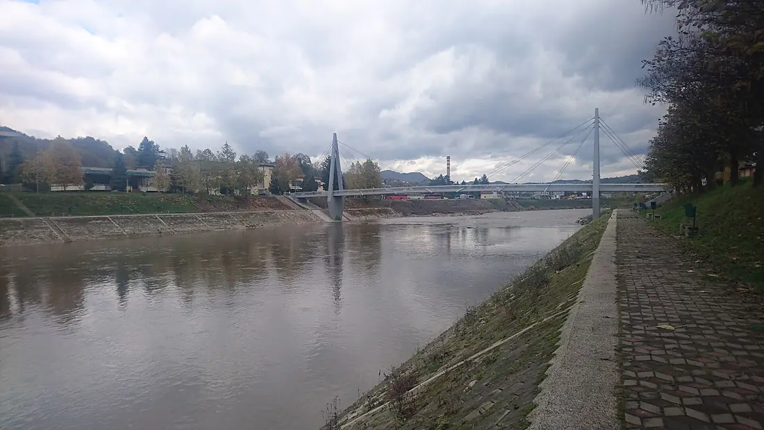 Bosna river Zavidovici