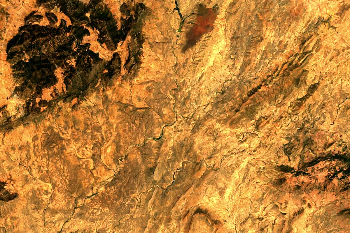 Bou Regreg: satellite view of the source