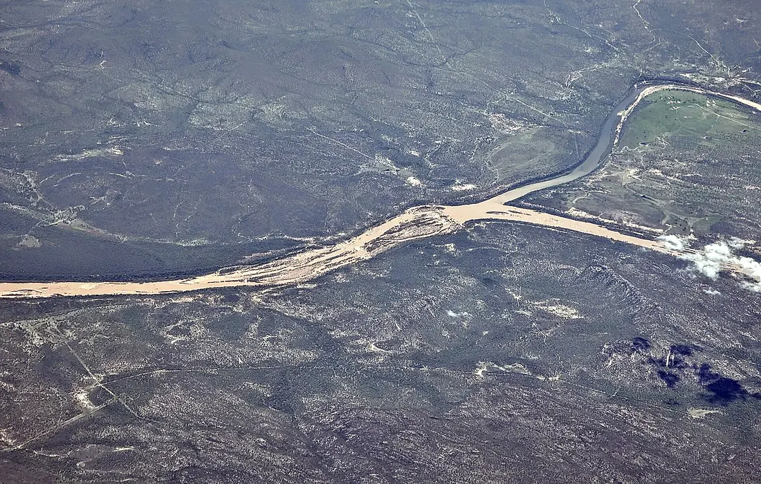 Burdekin River aerial