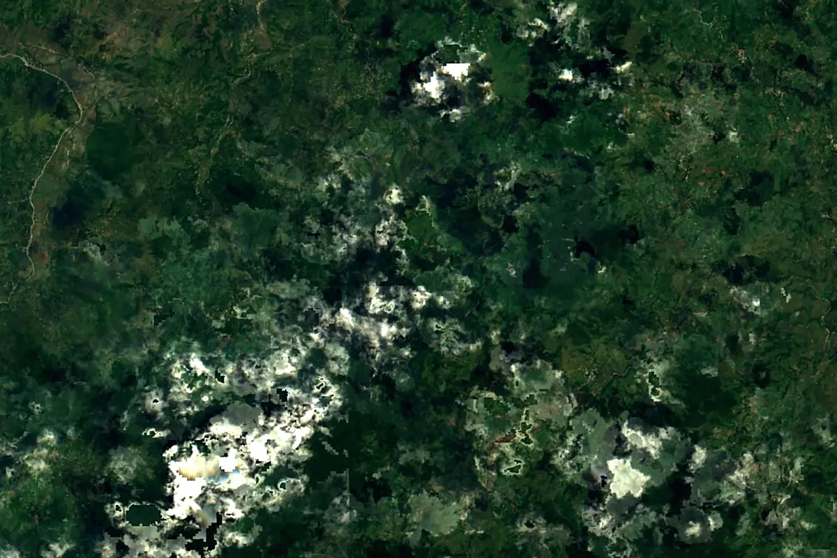 Cagayan River: satellite view of the source