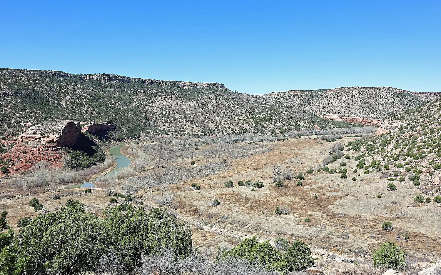 Canadian River in Mills Canyon