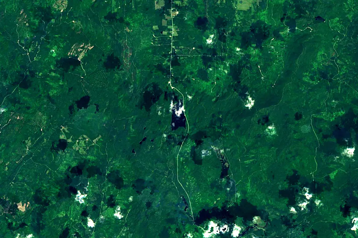 Connecticut River: satellite view of the source