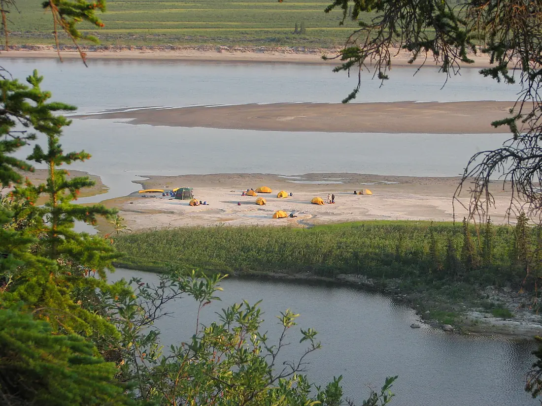 Campsite of Coppermine River