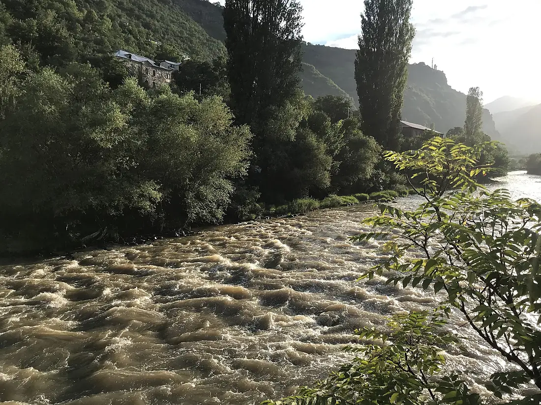 Debed River in Alaverdi city (29.07.2023)