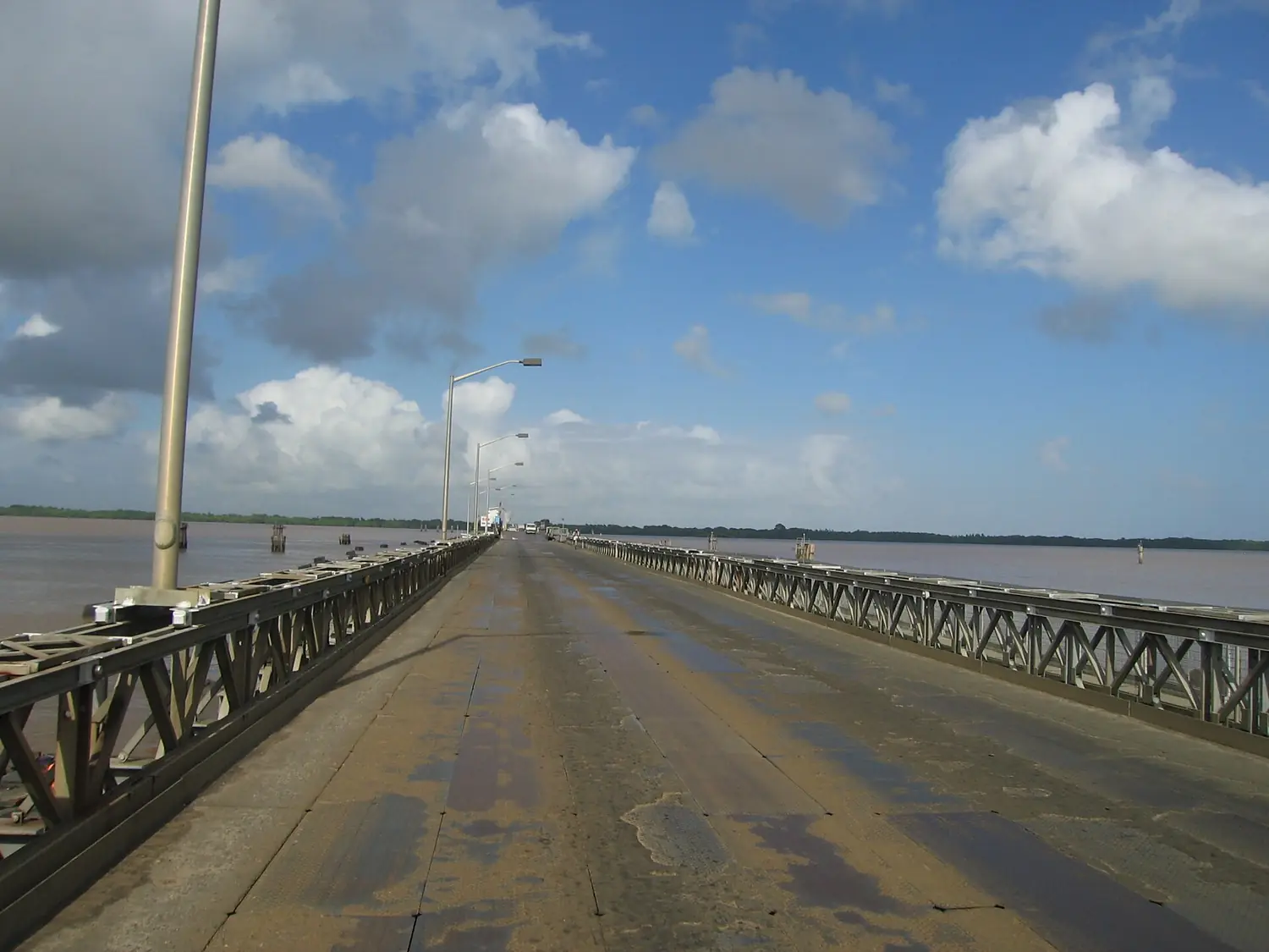 Demerara Harbour bridge crossing