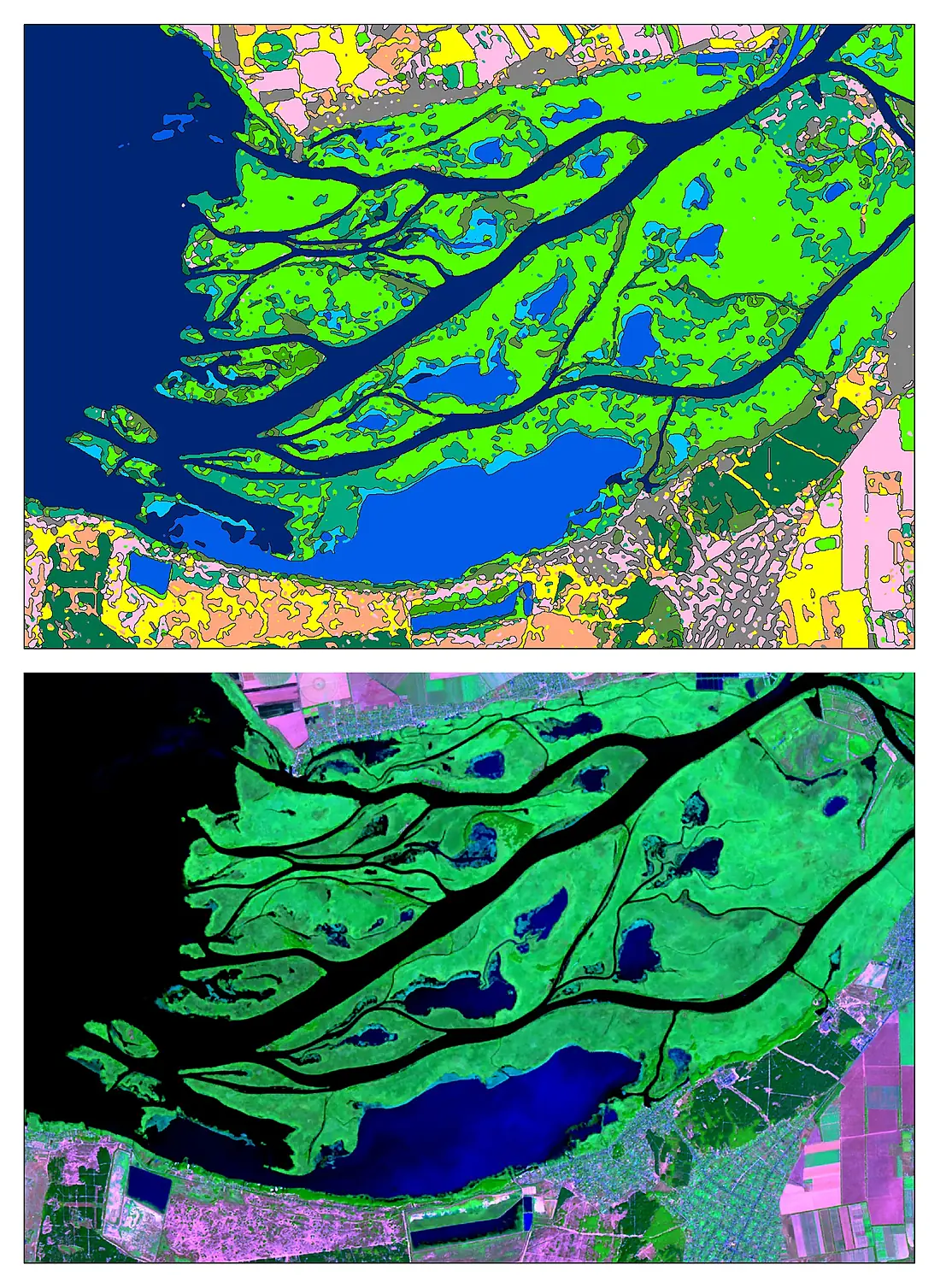 Dnipro estuary