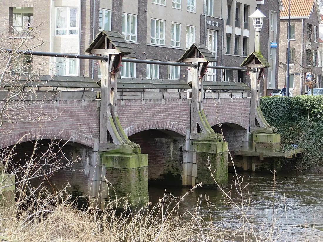 Brug Borchmolendijk over de Dommel in Sint-Oedenrode