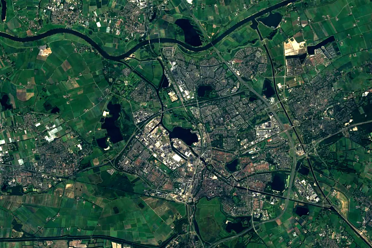 Dommel: satellite view of the mouth