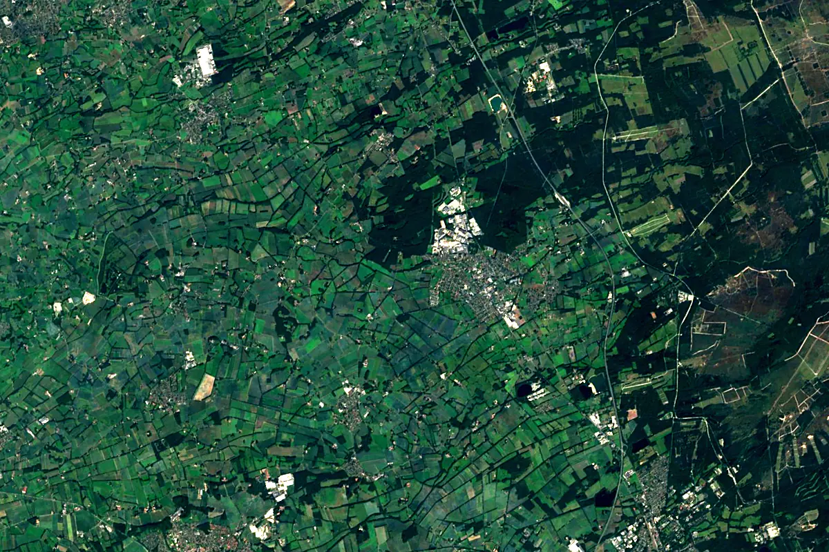 Ems: satellite view of the source