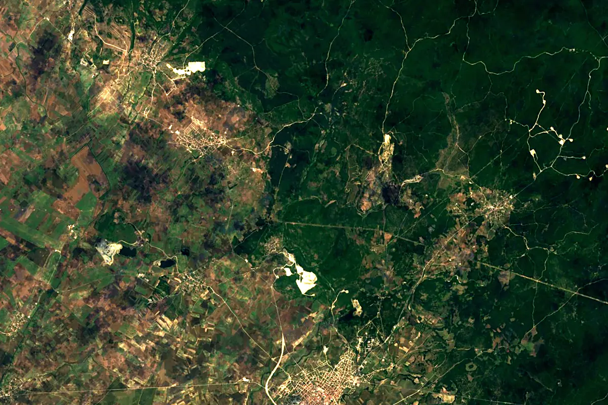 Ergene: satellite view of the source