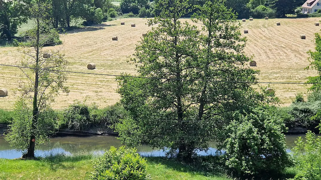 L'Eure à Cherisy depuis la D 21.4