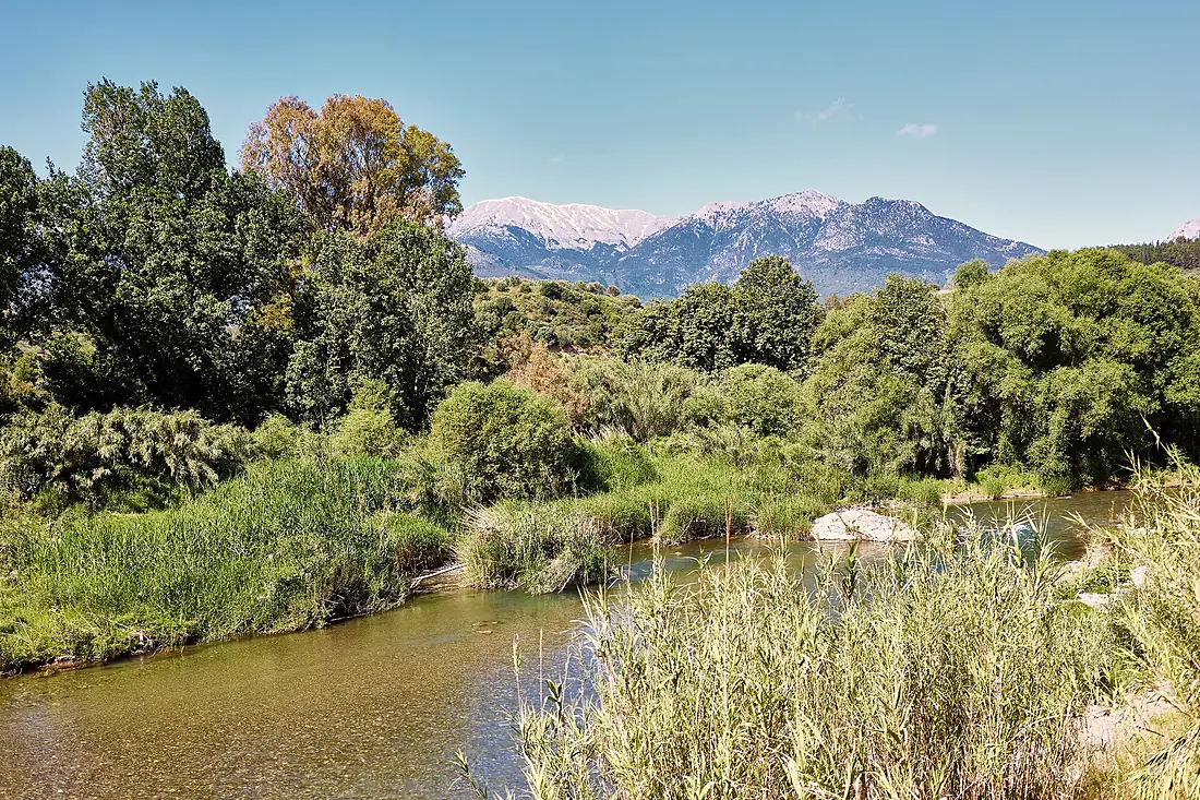 The River Eurotas in Sparta on 15 May 2019