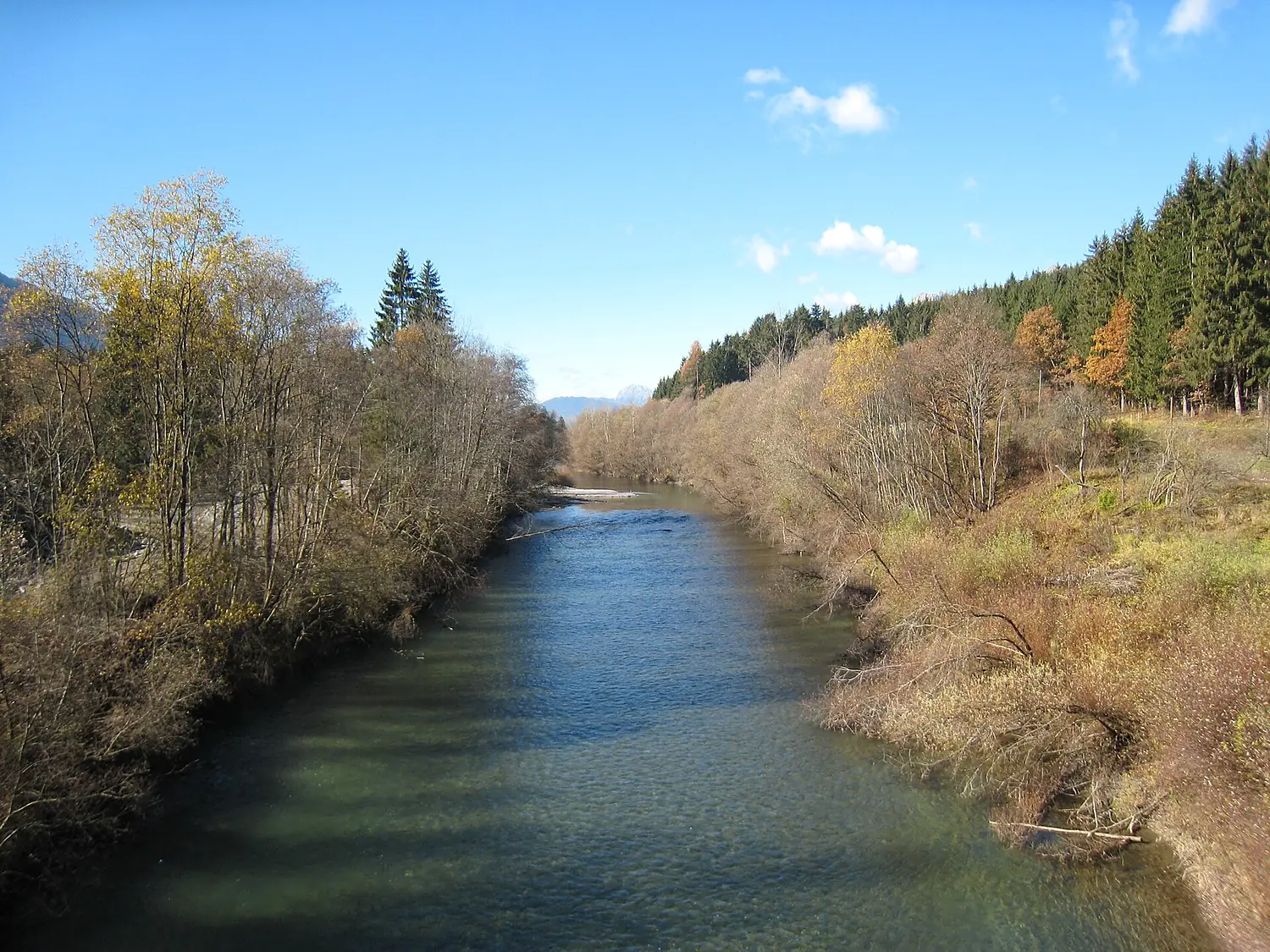 Gail bei Vorderberg, Blick gegen Westen