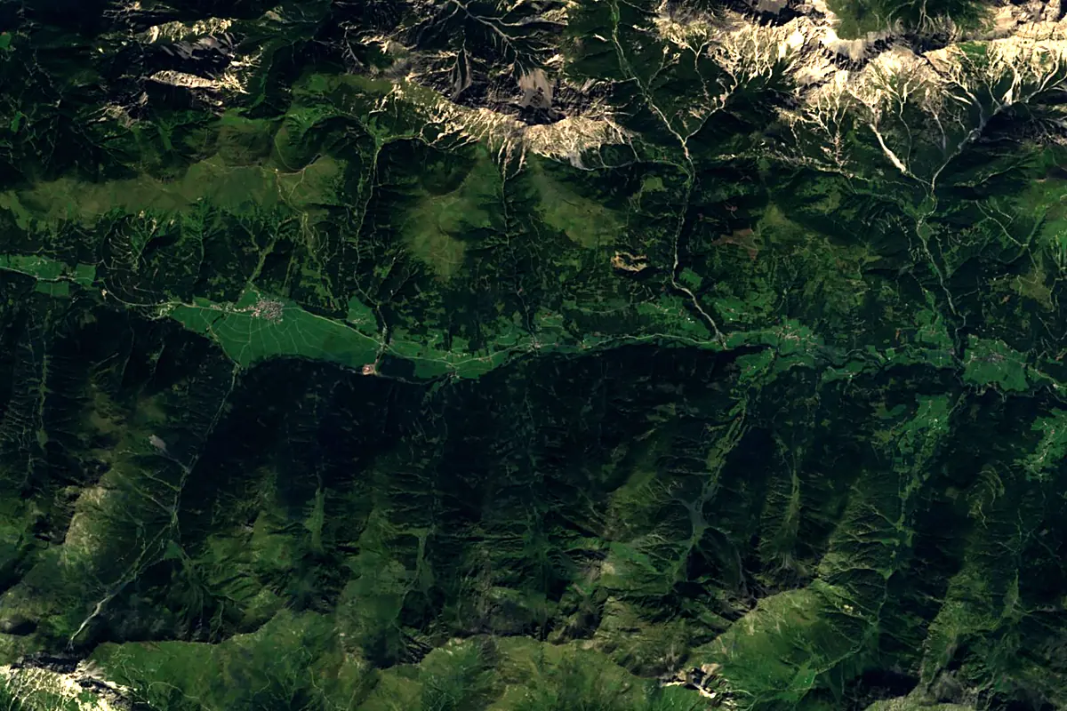 Gail: satellite view of the source