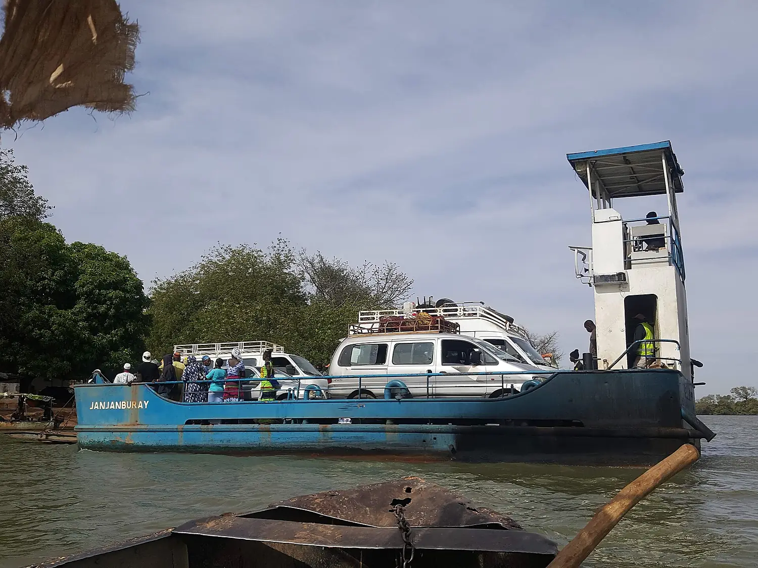 RiverGambia Janjanbureh 20190122 Ferry