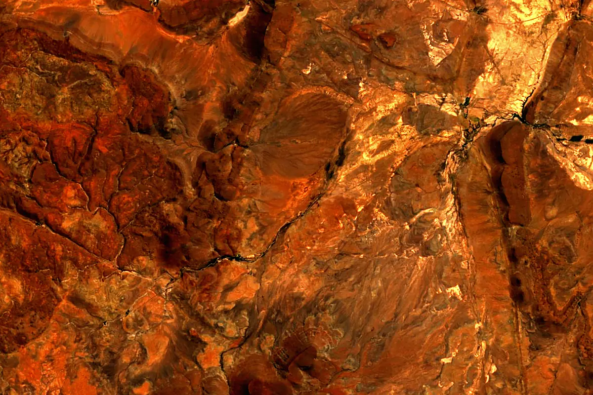 Gamtoos River: satellite view of the source