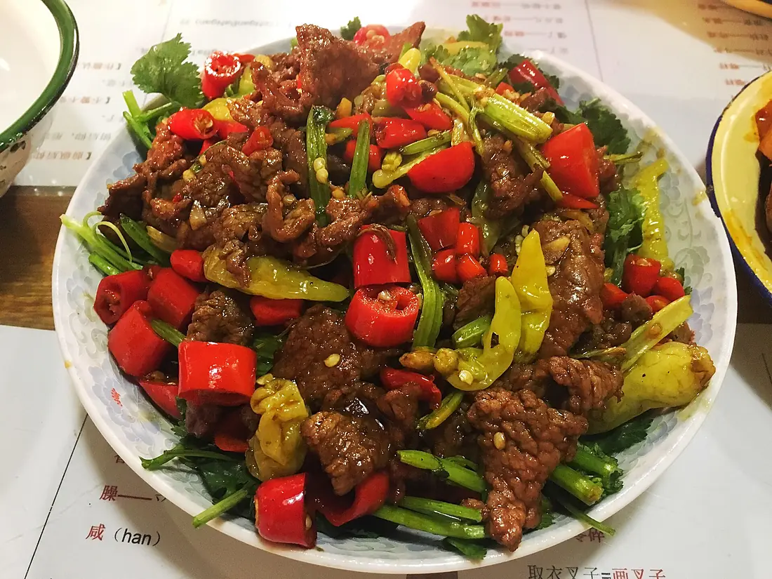 Stir-fried yellow beef, Jiangxi cuisine