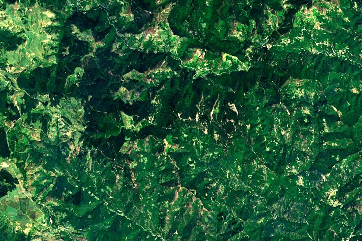 Gardon: satellite view of the source