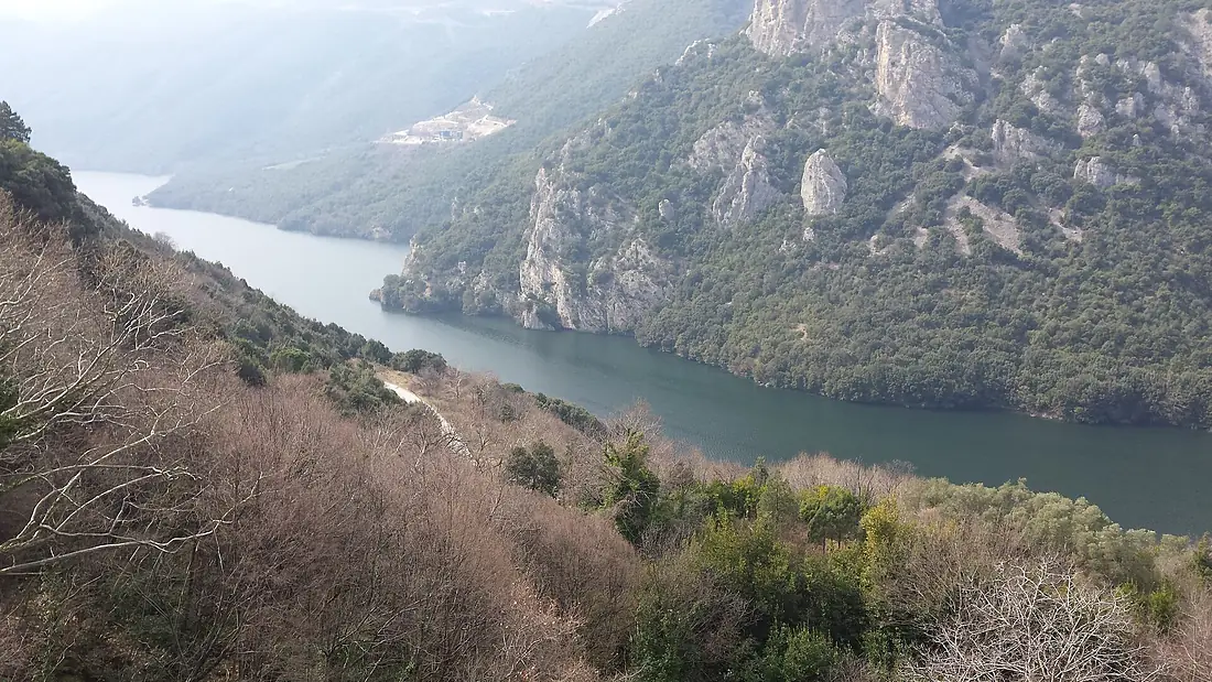 Haliacmonas river from above