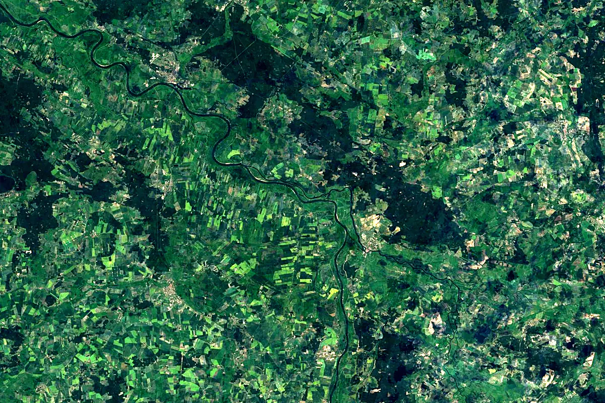 Havel: satellite view of the mouth
