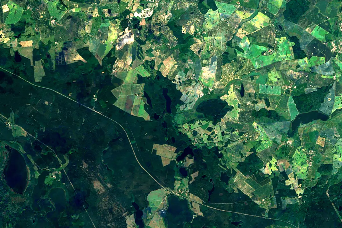 Havel: satellite view of the source