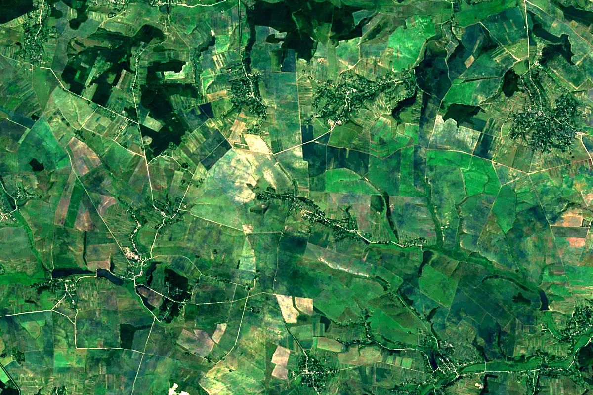 Horyn: satellite view of the source