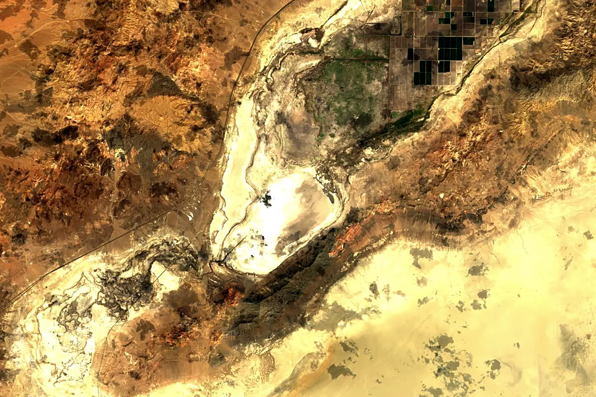 Humboldt River: satellite view of the mouth