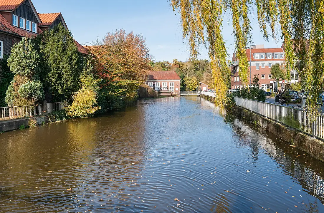 Hunte river in Wildeshausen (1)