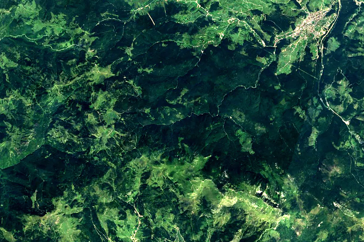 Ibar: satellite view of the source