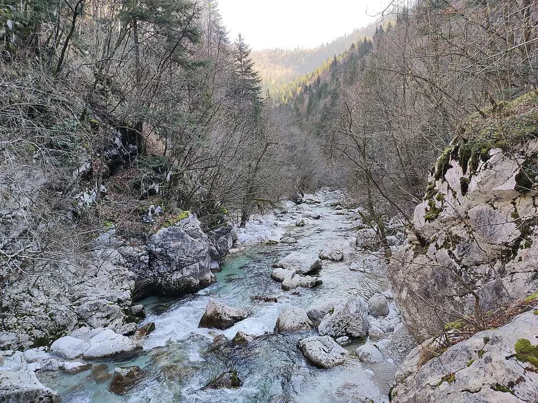 Idrijca in the Strug gorge 01