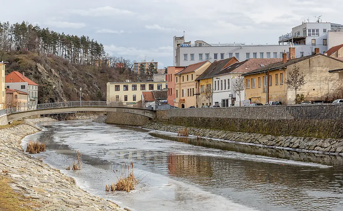 Jihlava River, Třebíč, Czech Republic